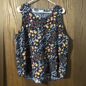 🌟 3/$15 Van Heusen floral beachy tank top size XXL
